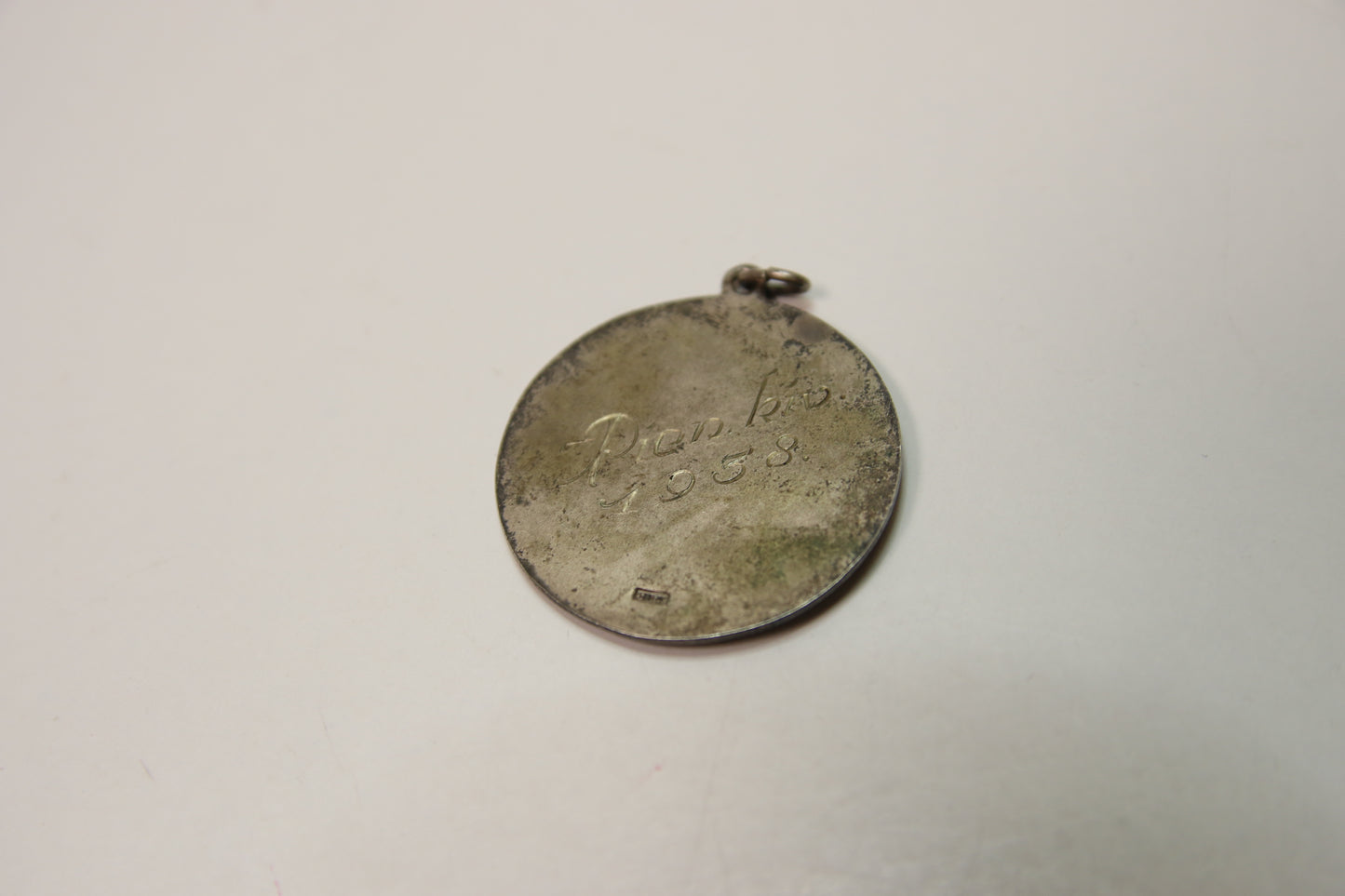 Harlun suojeluskunnan pienoiskivääri mitali hopeaa