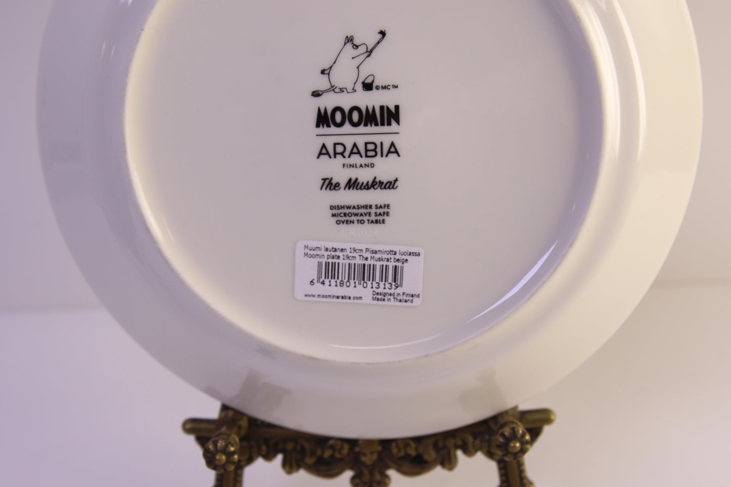 Arabia Muumi Piisamirotta lautanen 19cm