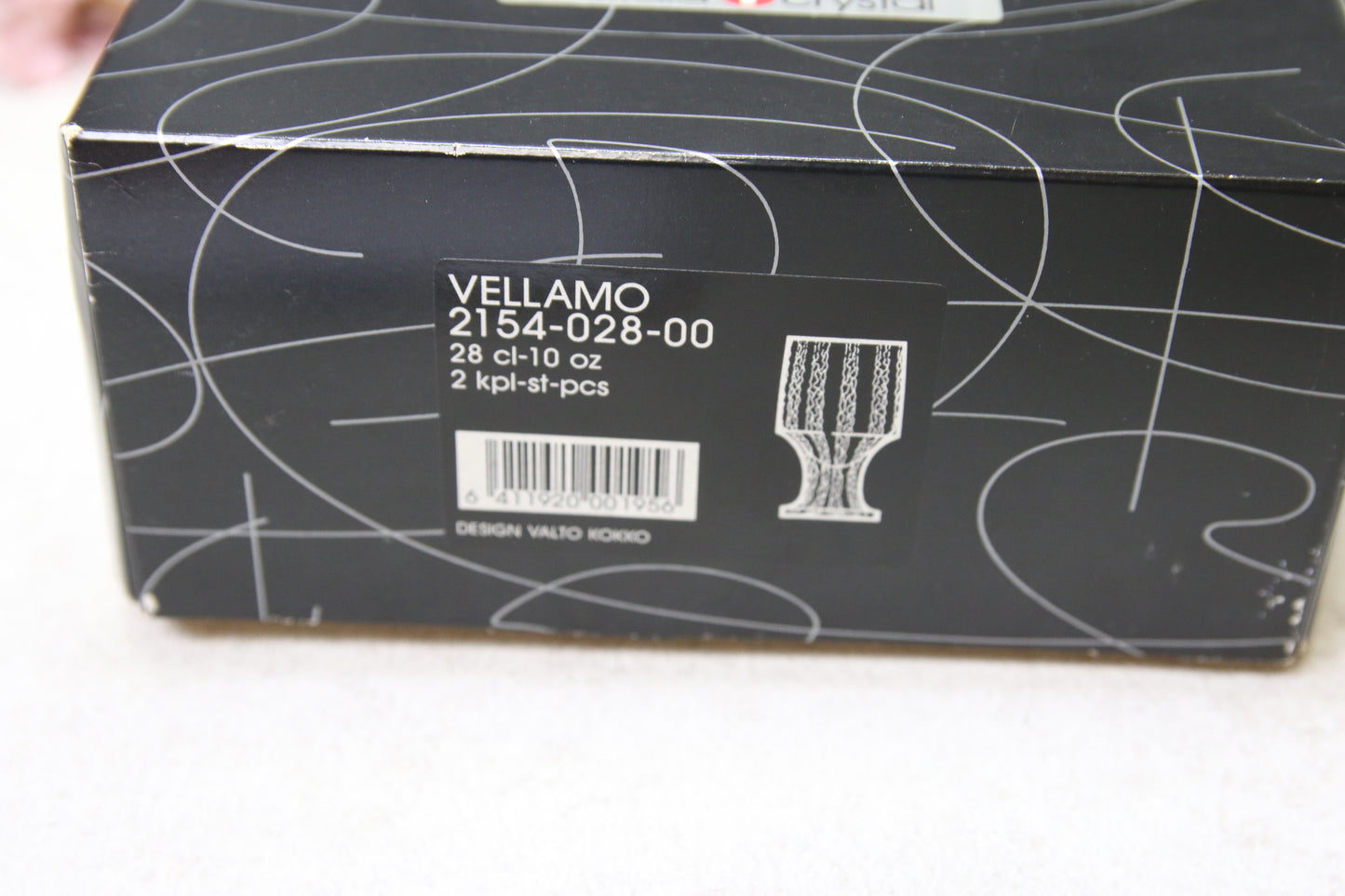 Iittala Vellamo lasit 2kpl 28cl