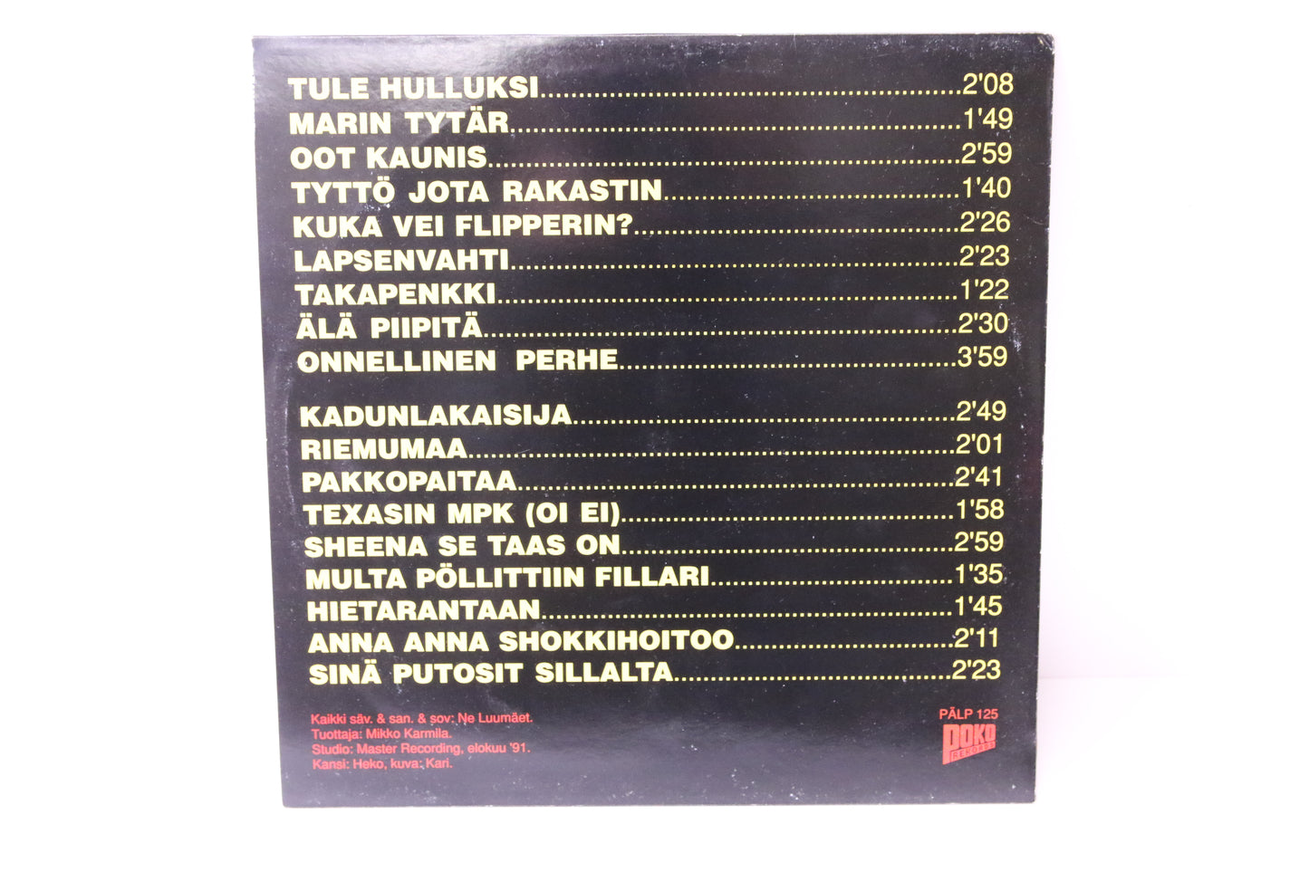 Ne Luumäet Pahat ja Rumat Lp-levy