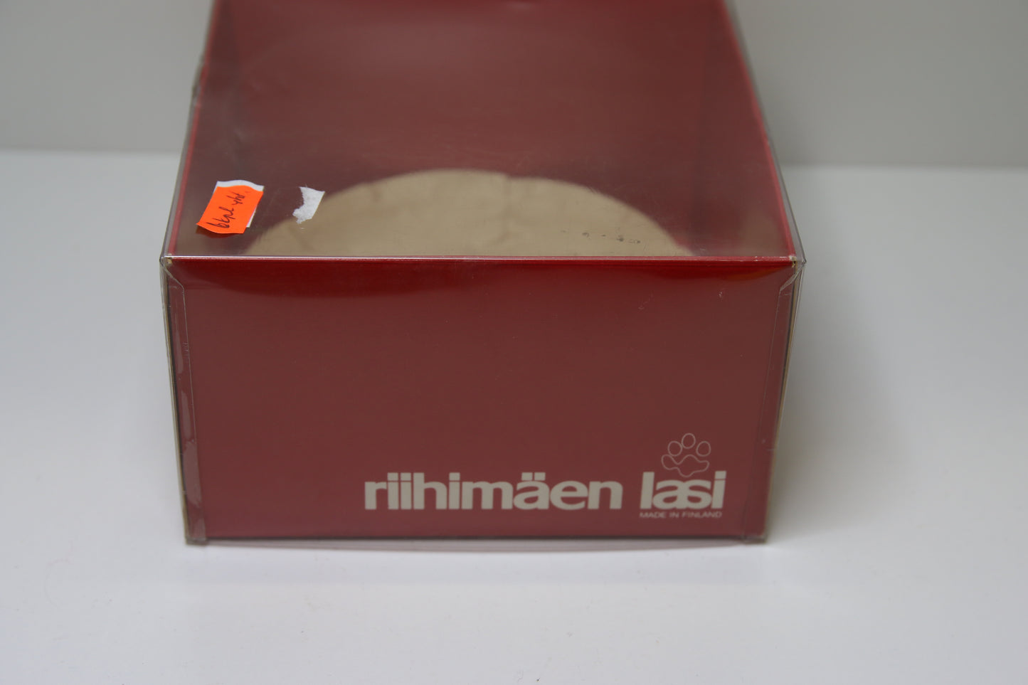 Riihimäen lasi Grapponia ruskea lautanen