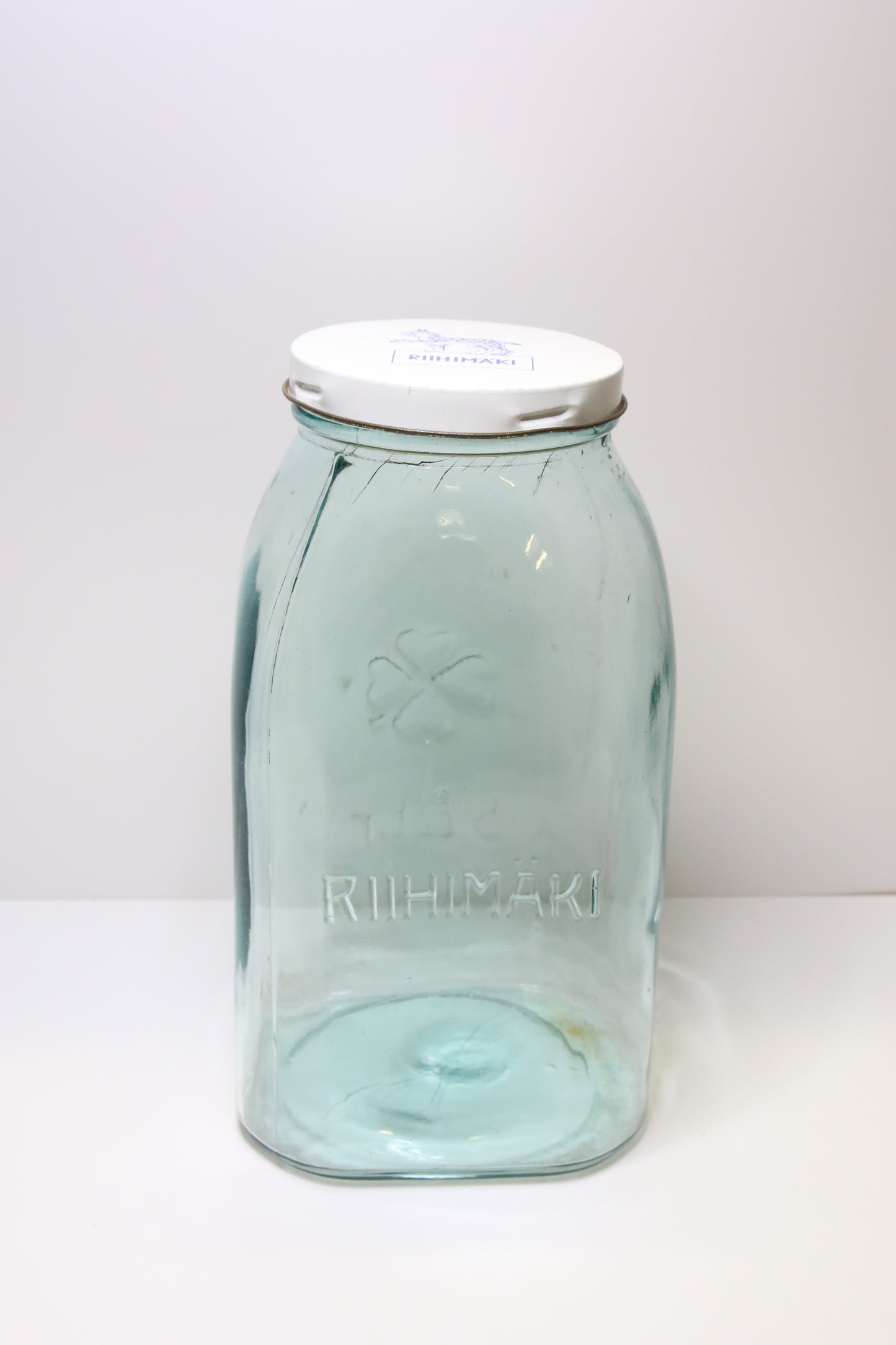 Riihimäen lasi Neliapila lasitölkki/purkki 5l