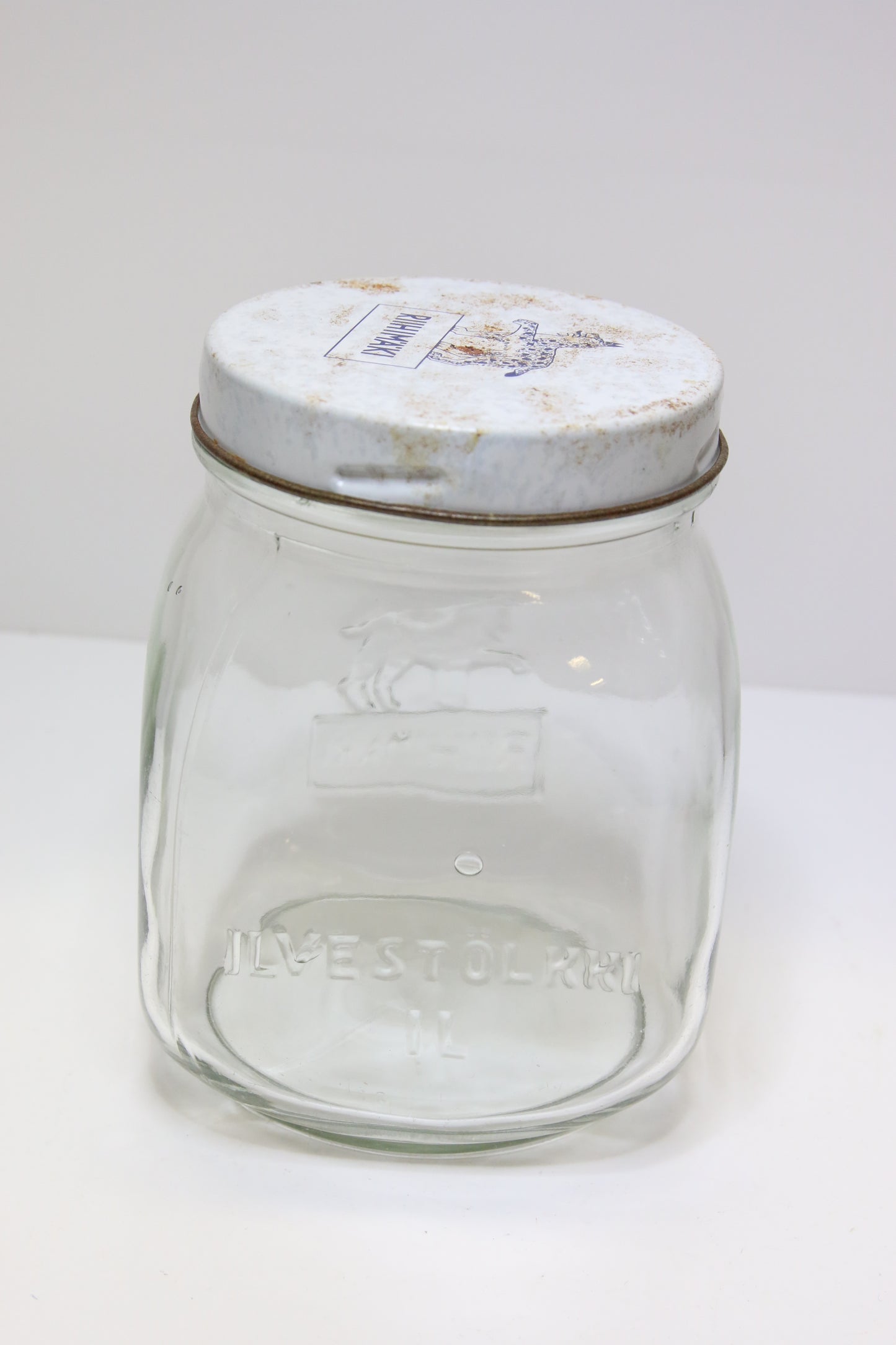Riihimäen lasi Ilvestölkki/ purkki 1l