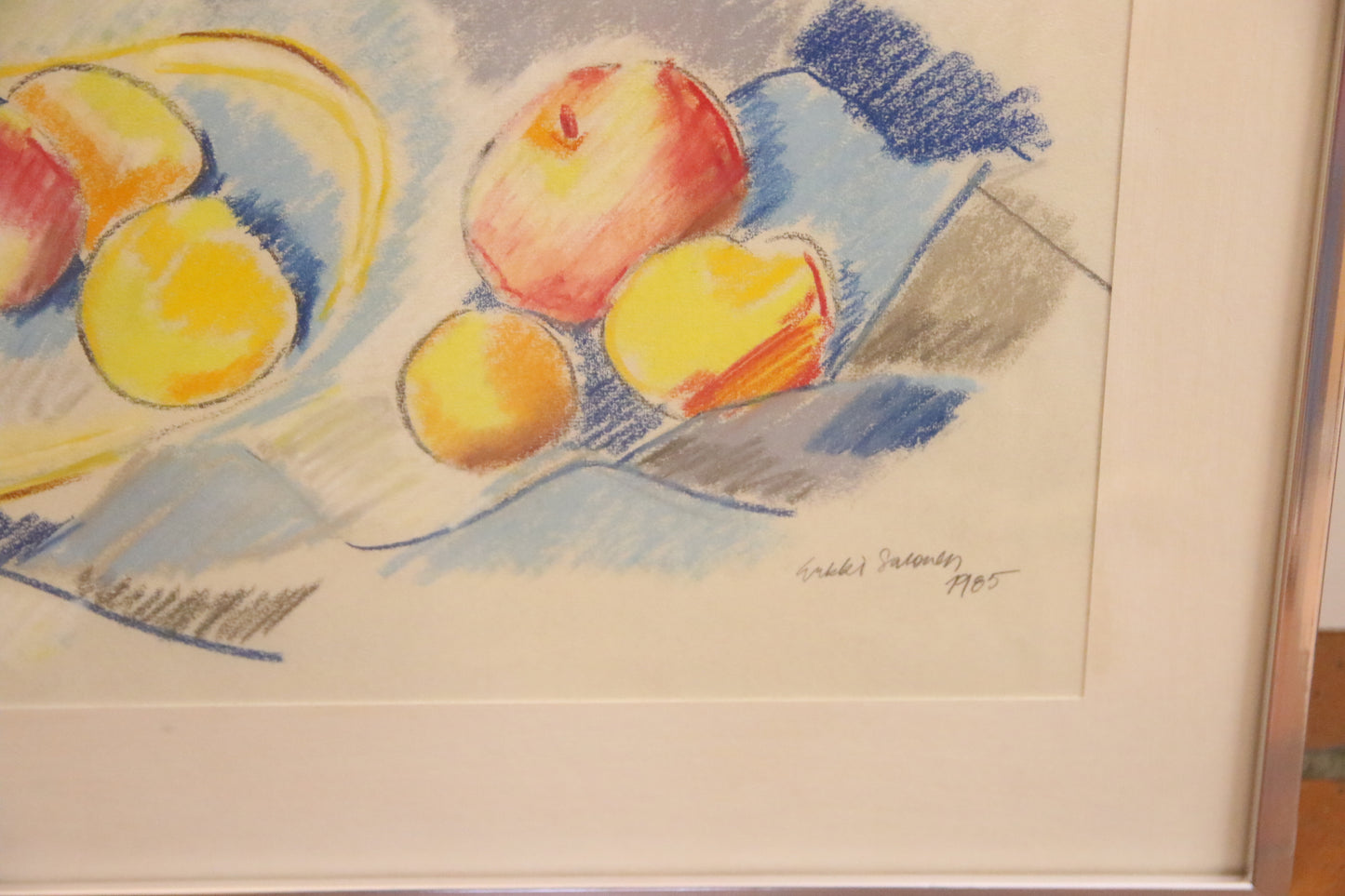 Taulu Pastellityö Erkki Salonen 1985