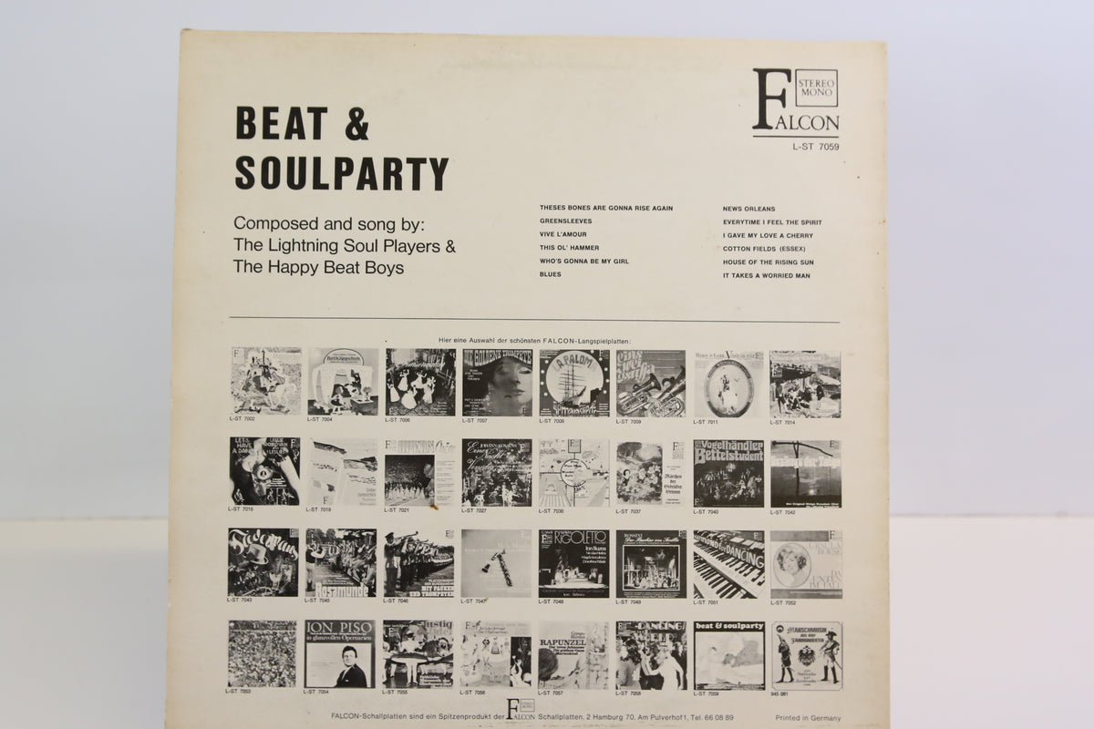 Lightning soul Players & The Beat Boys Beat soulparty Lp-levy