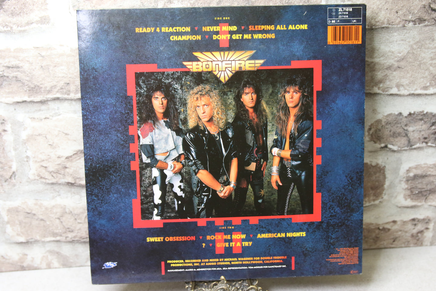 Bonfire Fire Works Lp-levy