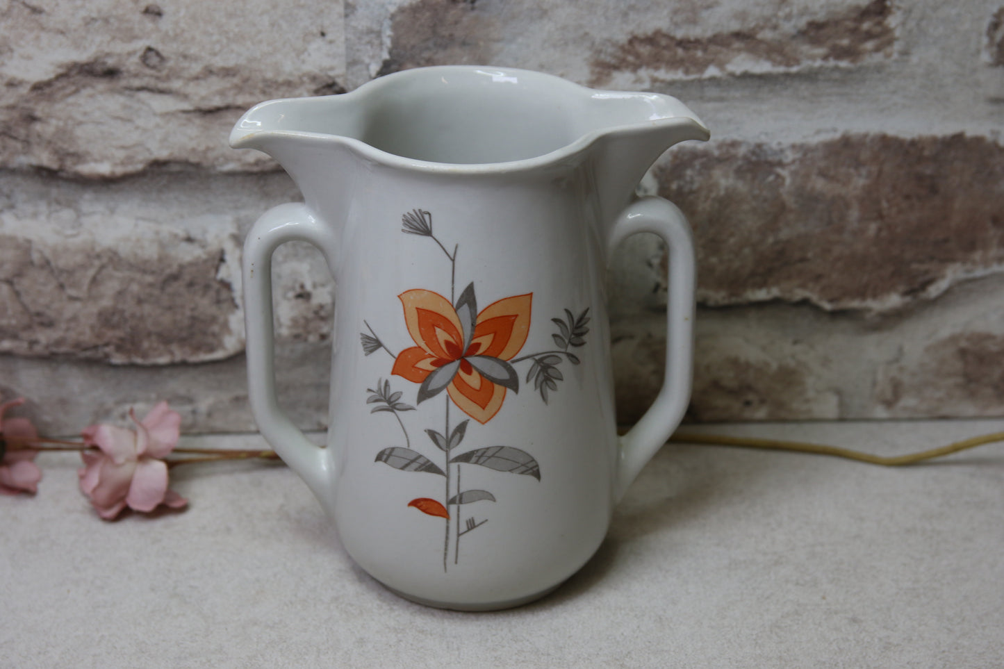 Arabia Kaksinokkainen kannu/kaadin Aimo Alve