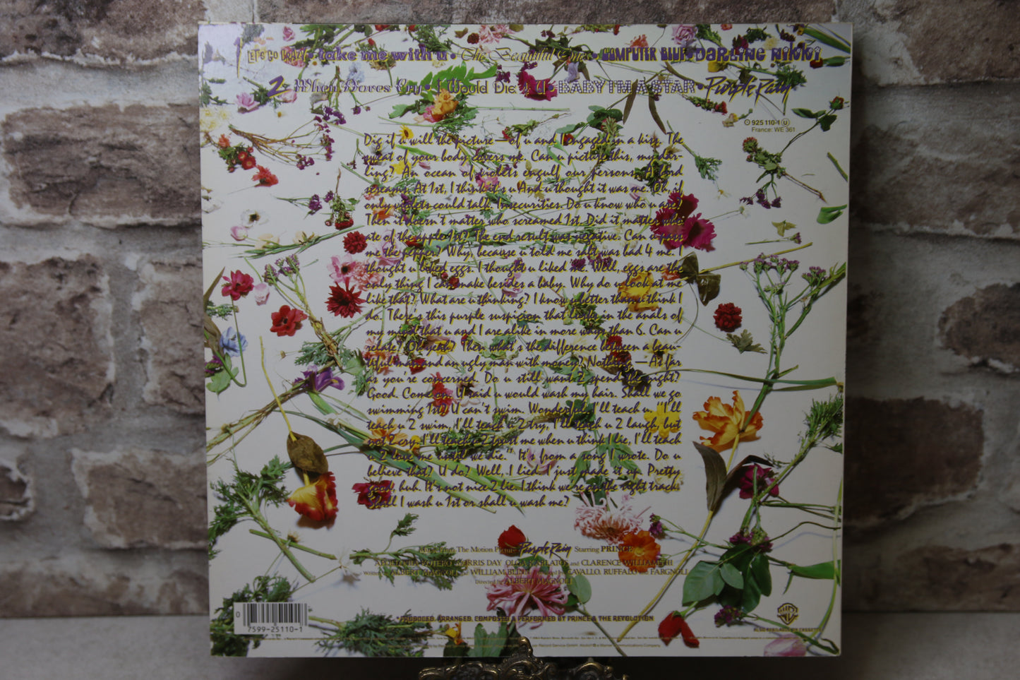 Prince and the Revolution Purple Rain Lp-levy