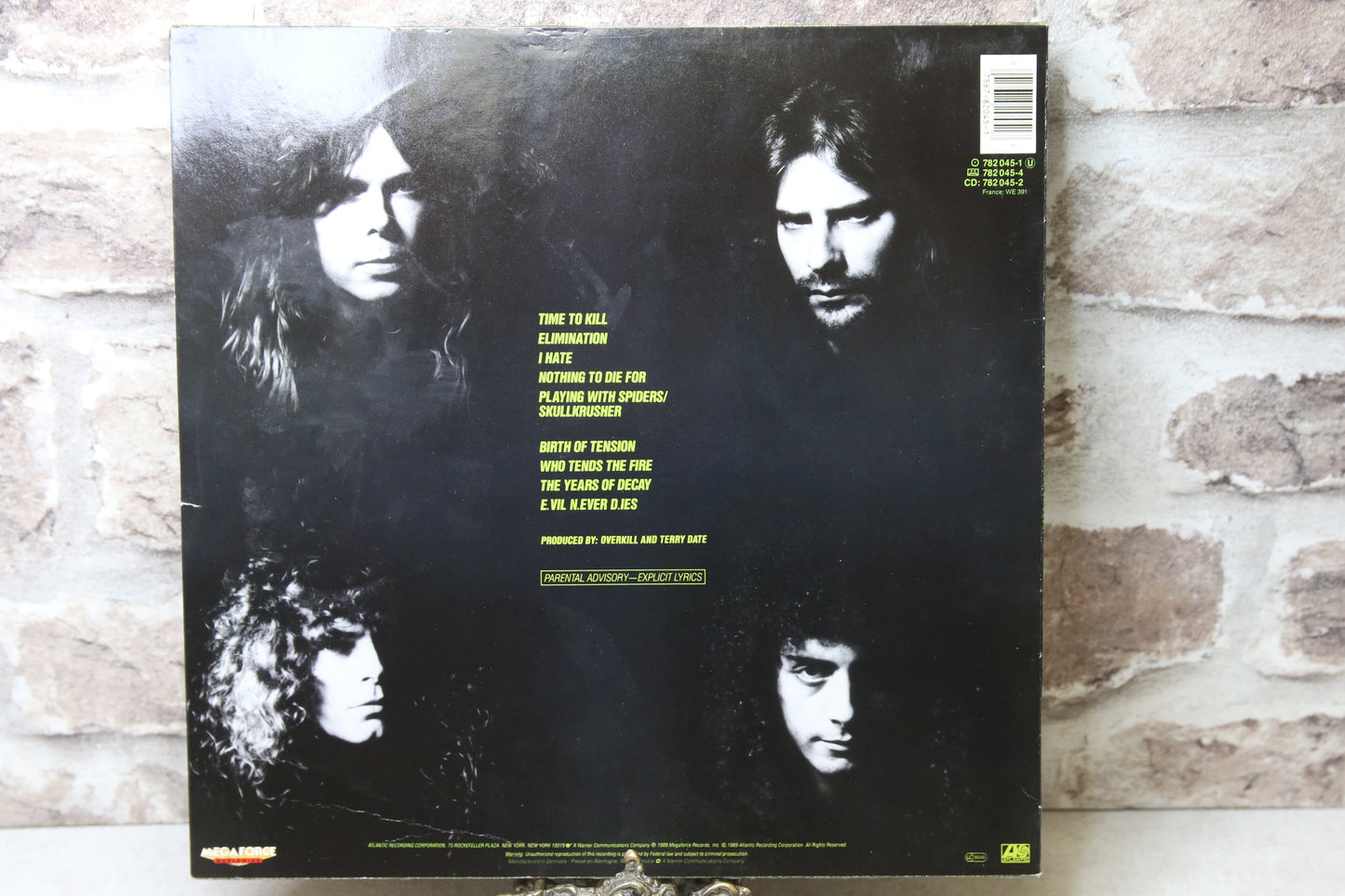 Over Kill the years of Delay Lp-levy