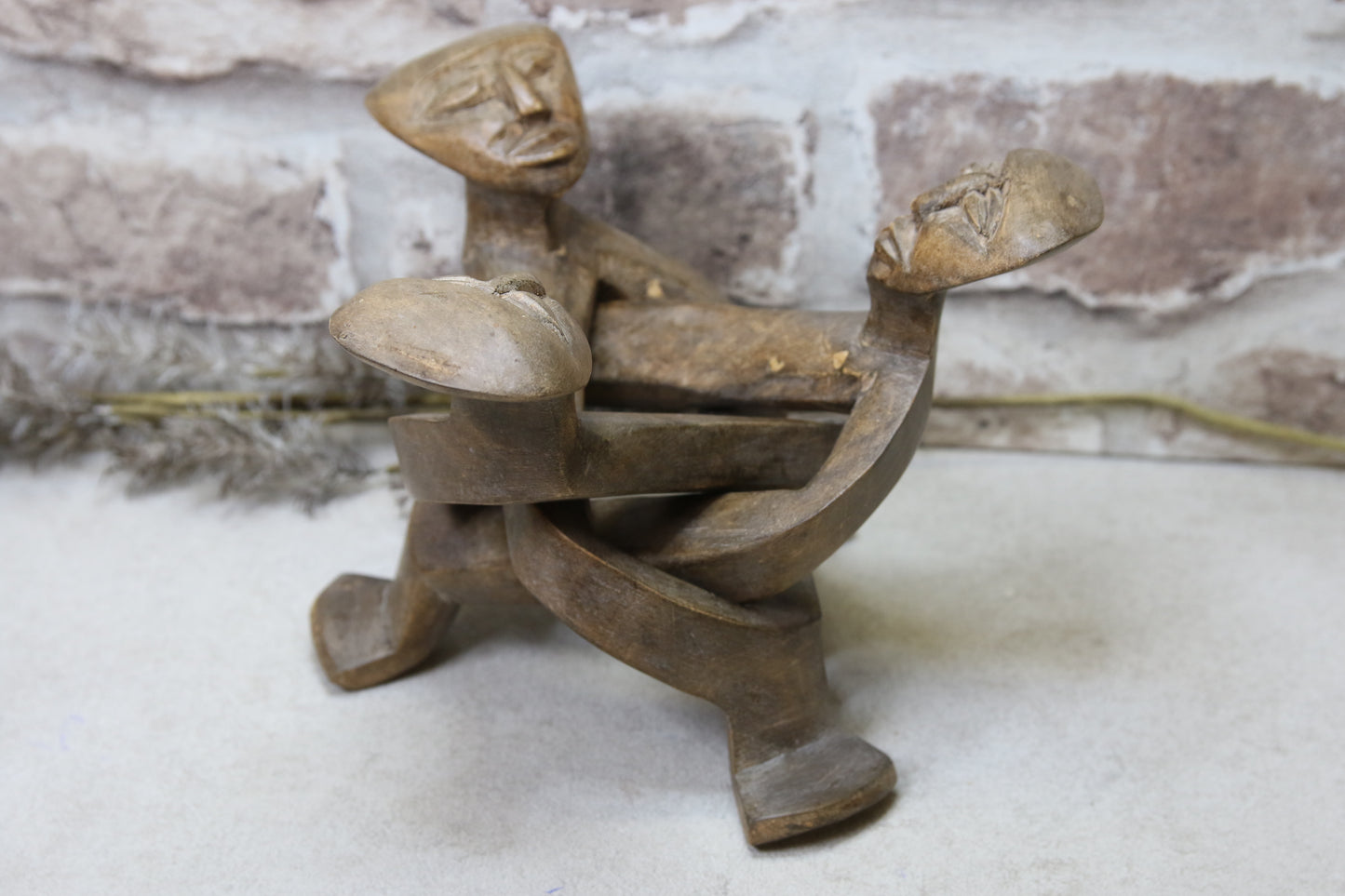 Vintage Afrikkalainen puuveistos