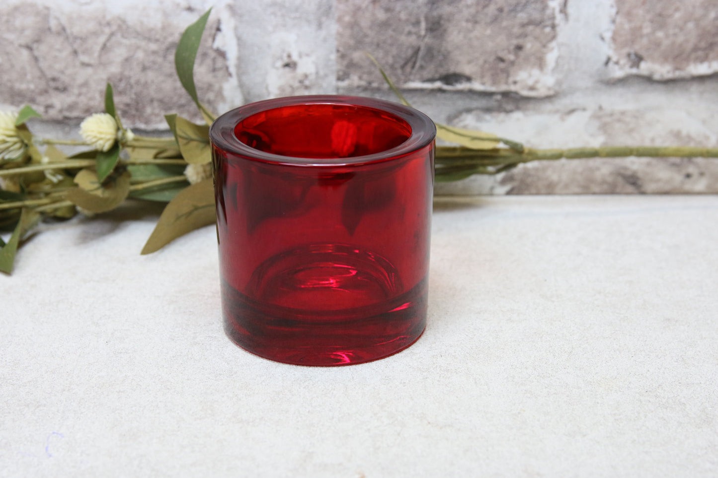 Iittala Kivi tuikku iso Punainen Heikki Orvola