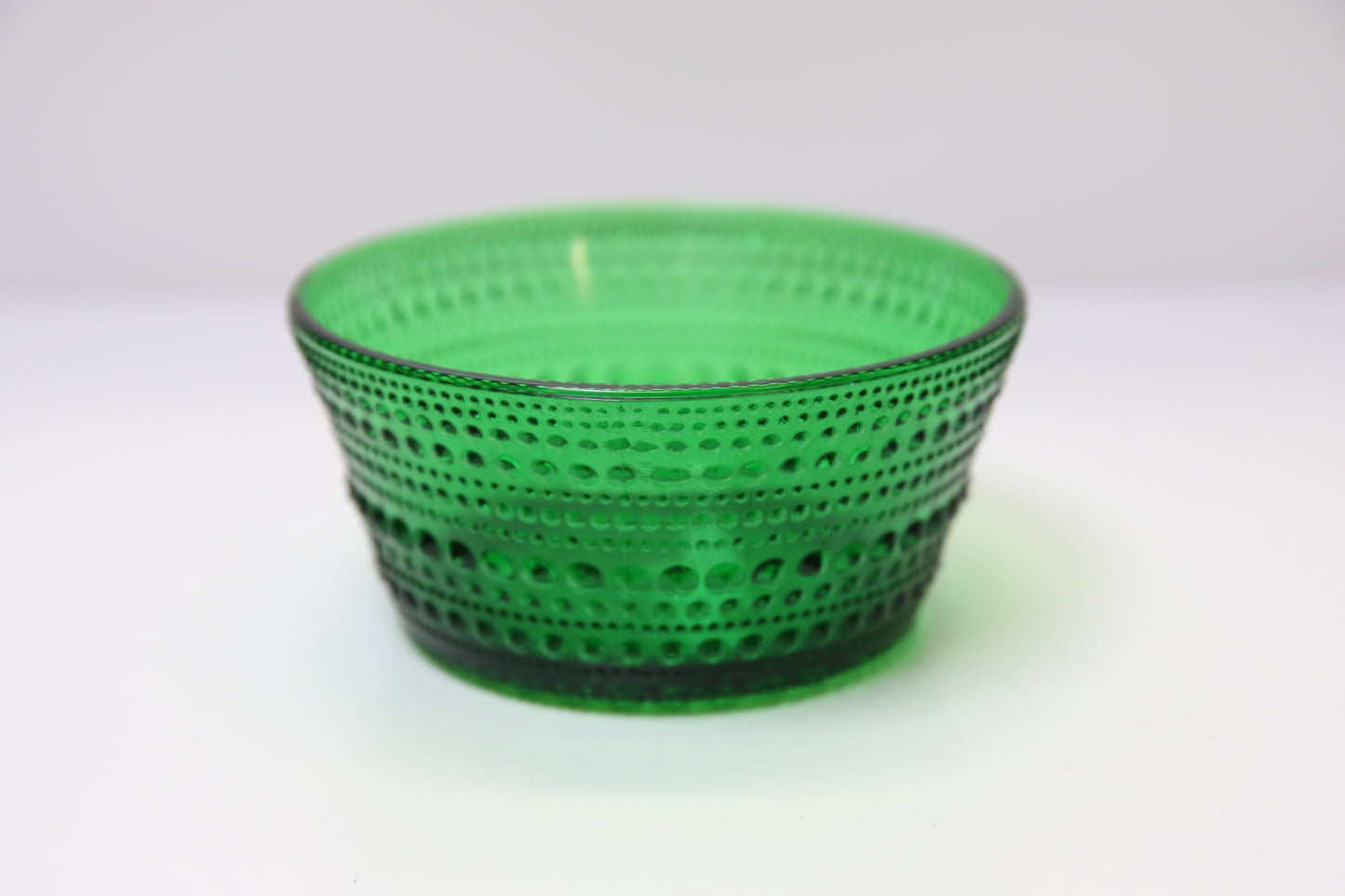 Nuutajärvi Kastehelmi kulho 23cl Oiva Toikka vihreä