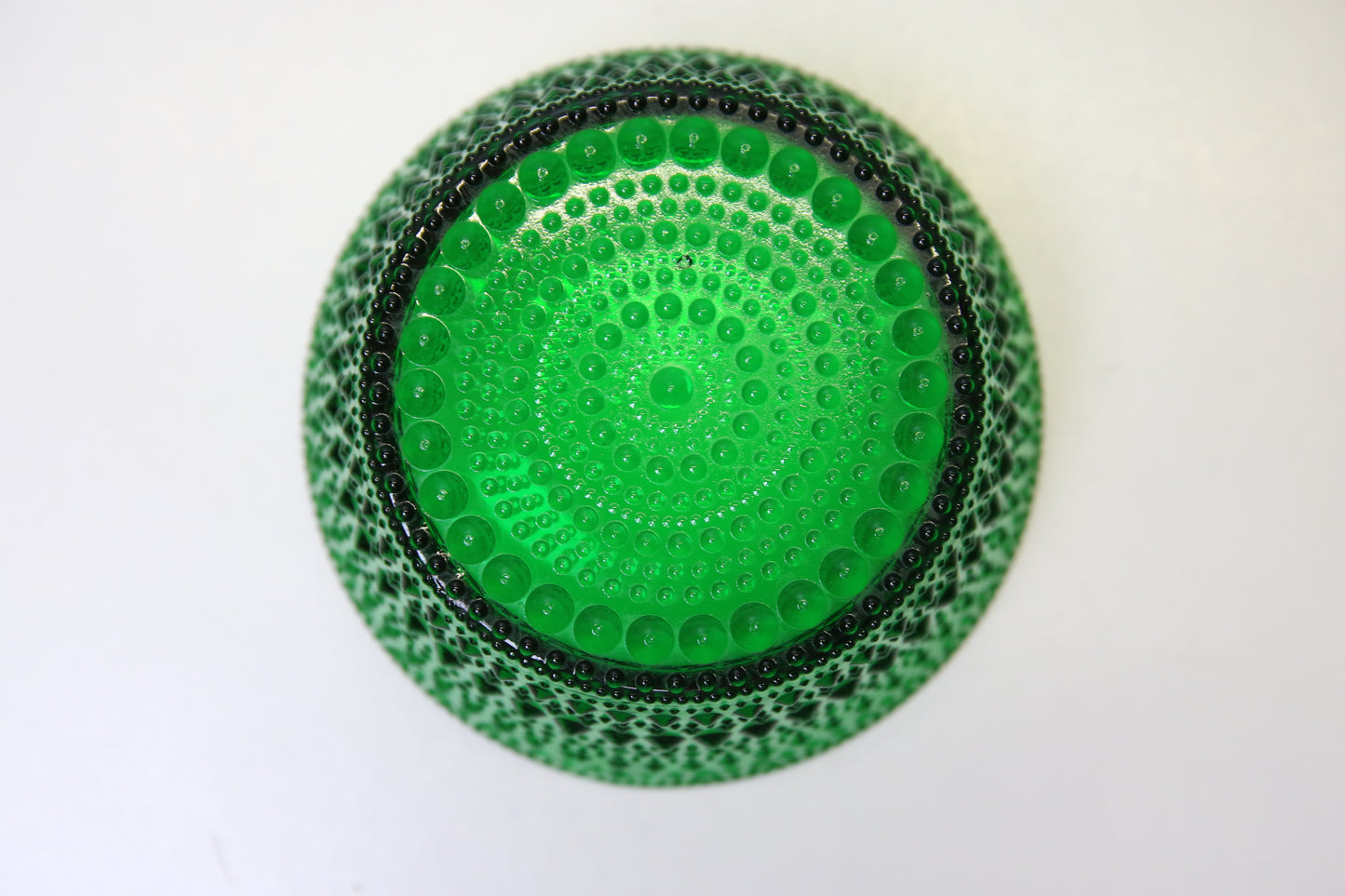 Nuutajärvi Kastehelmi kulho 23cl Oiva Toikka vihreä