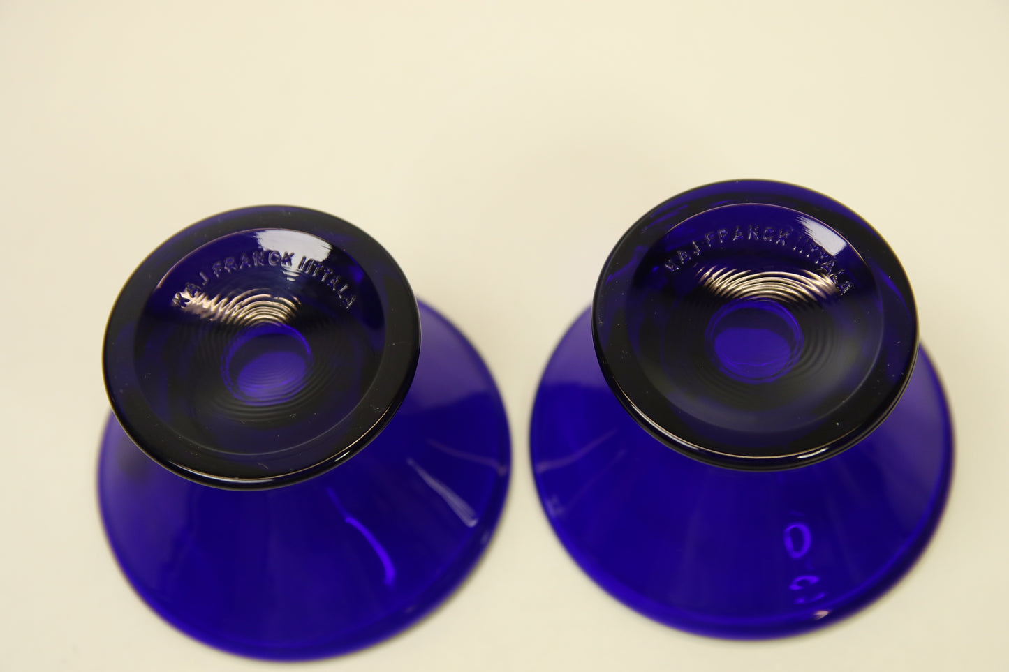 Iittala Kartio kynttilänjalat 2kpl tummansininen