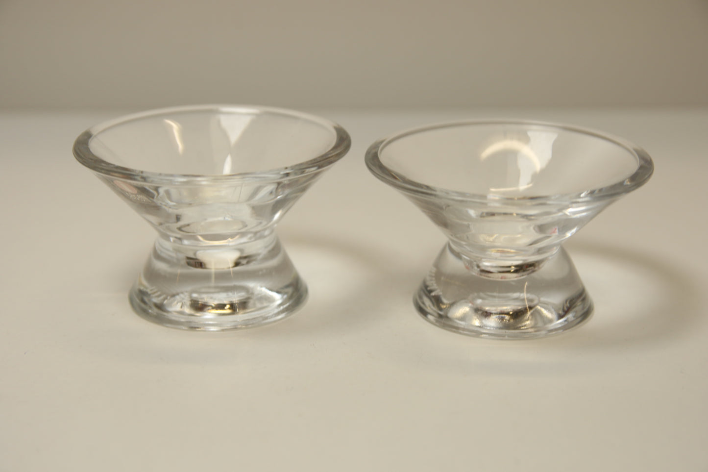 Iittala Kartio kirkkaat kynttilänjalat 2kpl