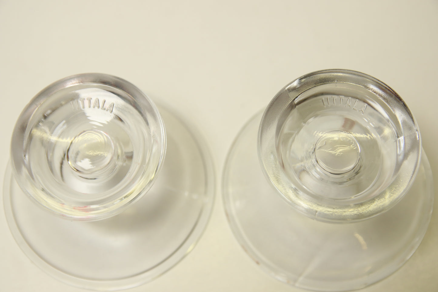 Iittala Kartio kirkkaat kynttilänjalat 2kpl