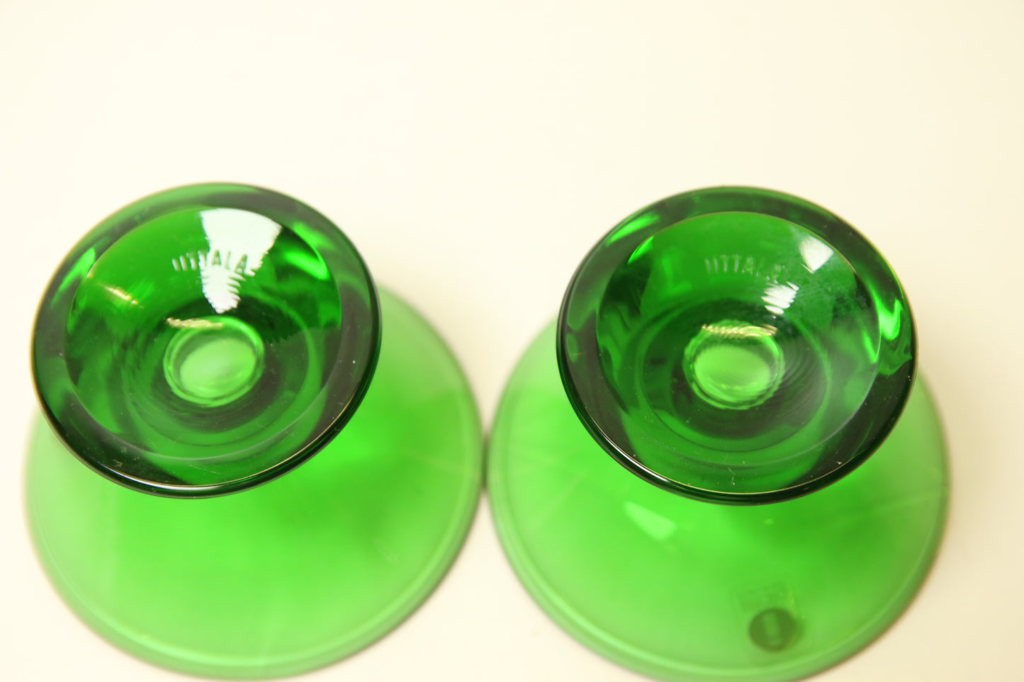 Iittala Kartio kynttilänjalat vihreä 2kpl