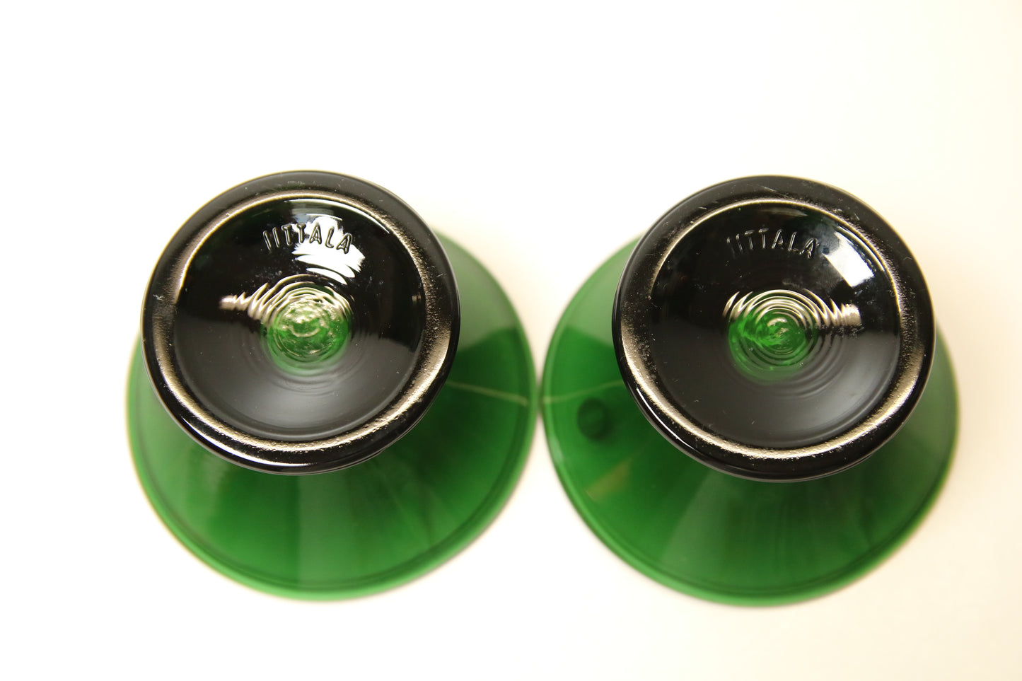 Iittala Kartio kynttilänjalat tummanvihreä 2kpl