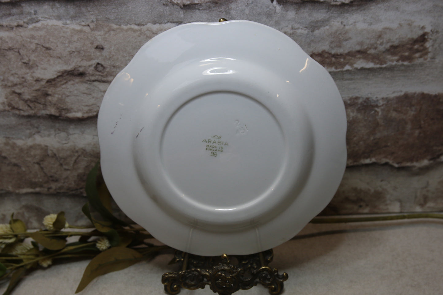 Arabia Kultapekka lautanen 21cm