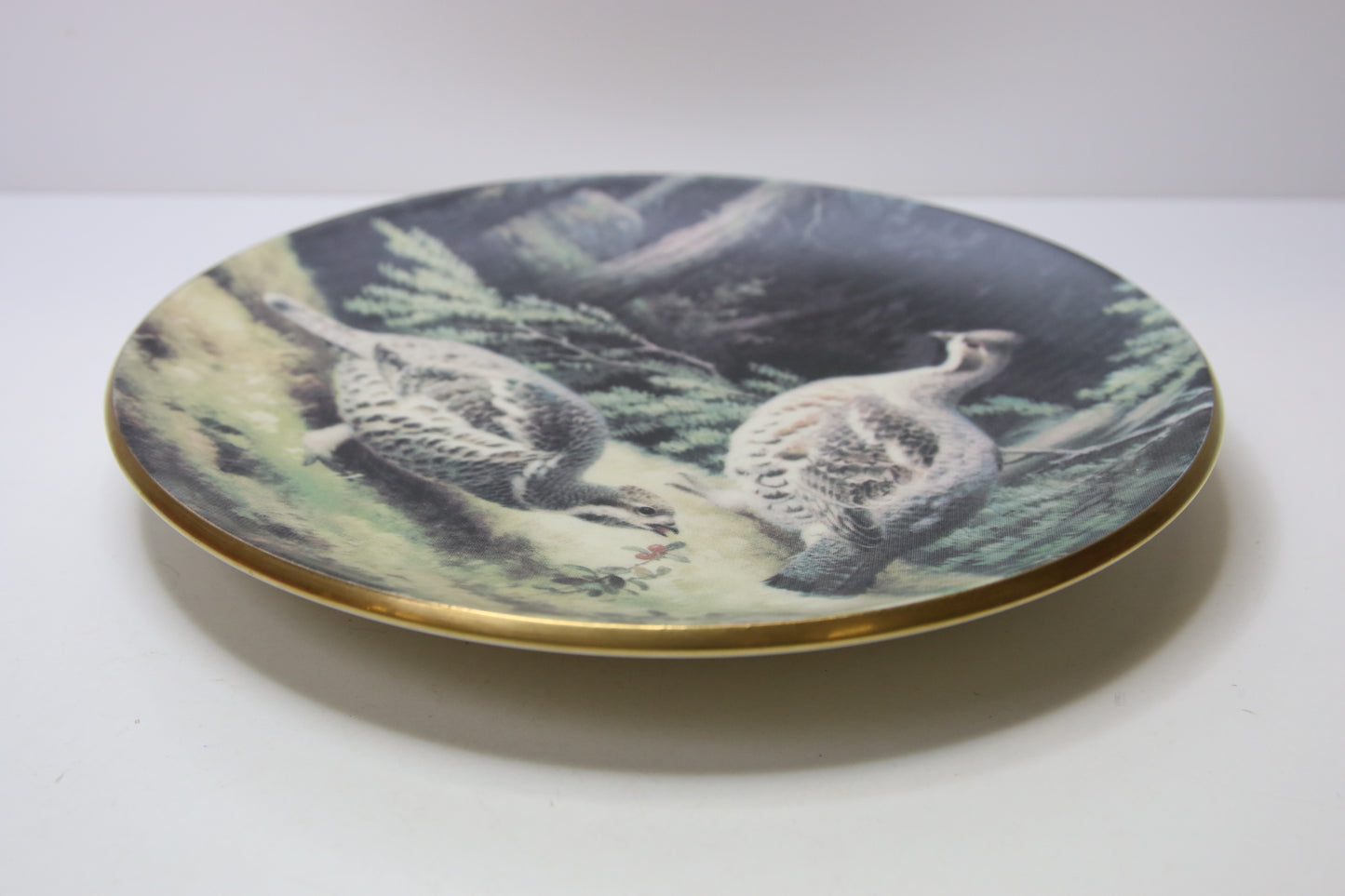 Arabia Pyypari metsässä seinälautanen von Wright