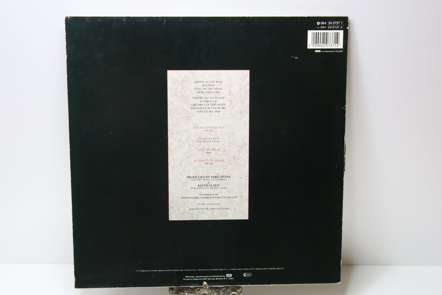 Whitesnake 1987 Lp-levy