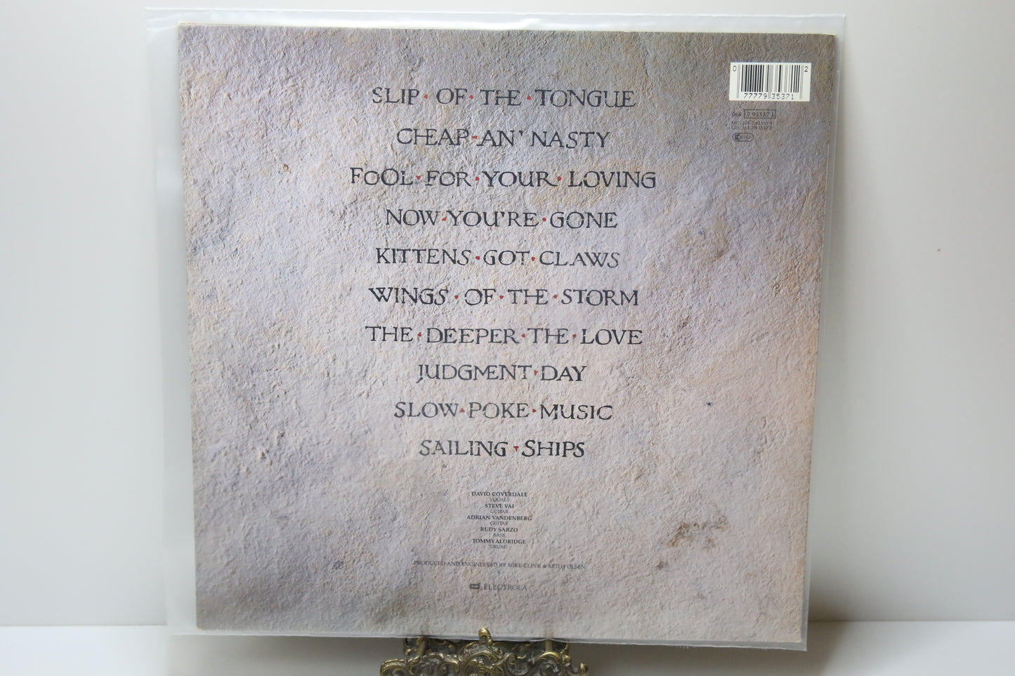 Whitesnake Slop of The Tongue Lp-levy