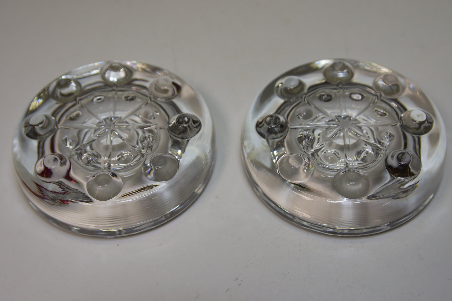 Riihimäen lasi Lumitähti kynttilänjalat, Nanny Still