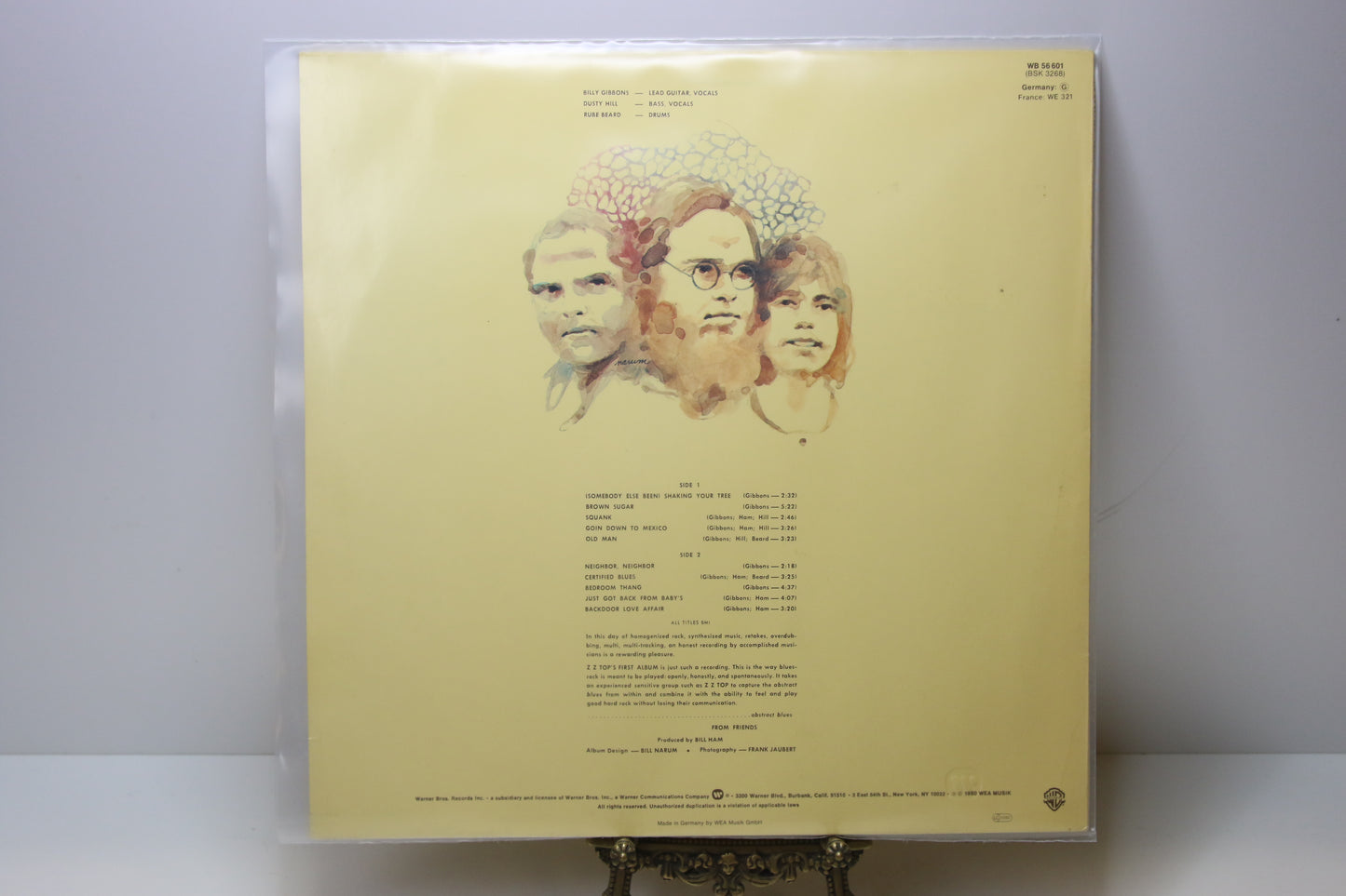 ZZ Top First Album Lp-levy