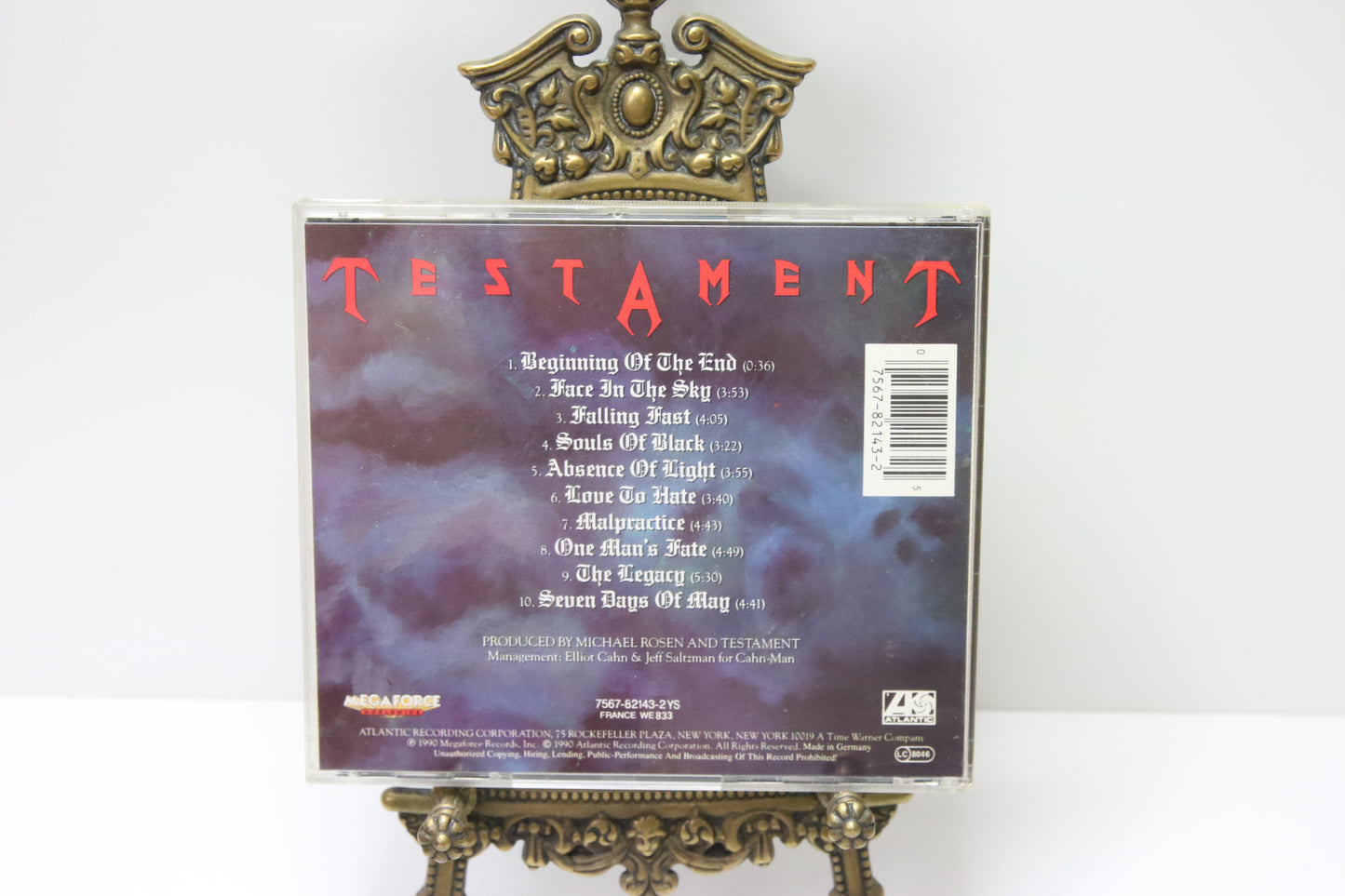 Testament Souls of Black Cd-levy