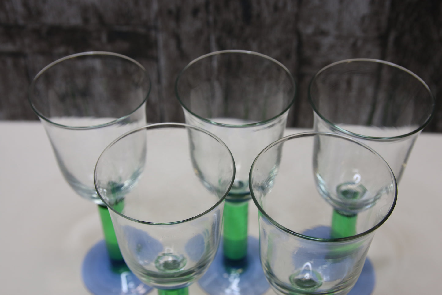 Viinilasi vihreä-kirkas