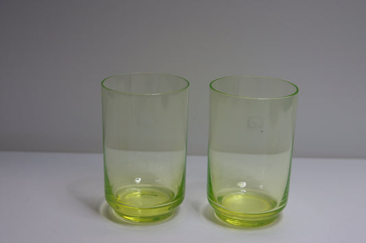 Riihimäen lasi Pöytä keltainen juomalasi Tamara Aladin