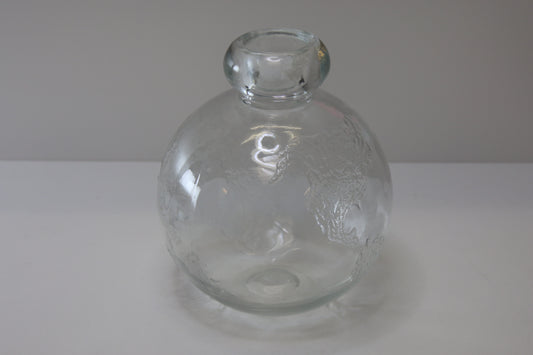 Riihimäen lasi Tellus/maapallo pullo Erkkitapio Siiroinen