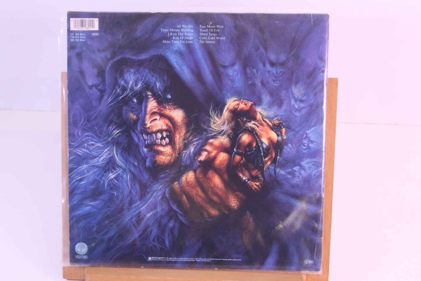 Warlock Triumph and Agony Lp-levy