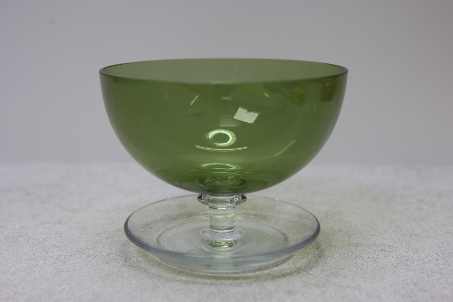 Nuutajärvi Jäätelömalja vihreä Saara Hopea 1344