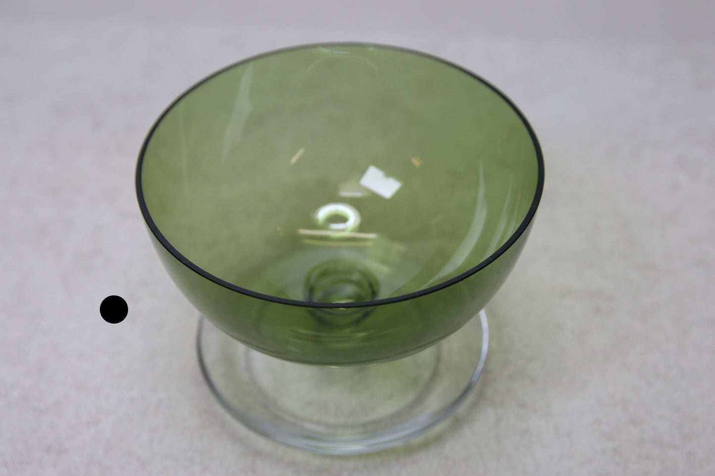 Nuutajärvi Jäätelömalja vihreä Saara Hopea 1344