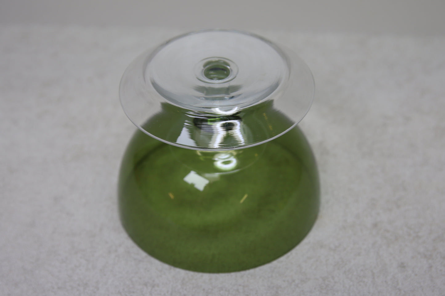 Nuutajärvi Jäätelömalja vihreä Saara Hopea 1344