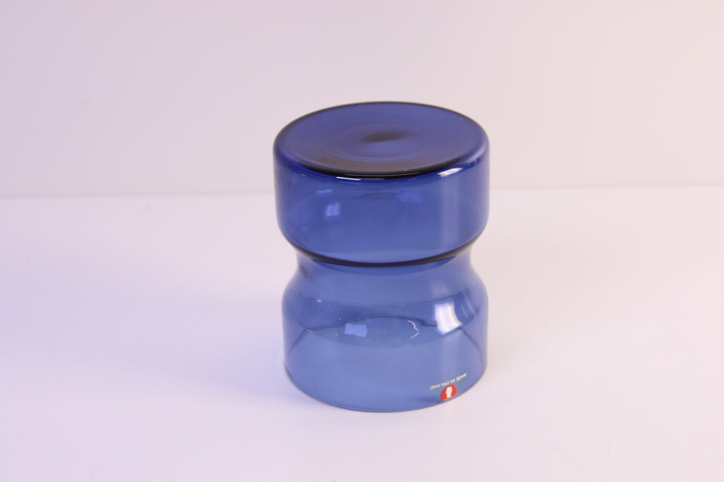 Iittala Tsaikka Sininen lasi Timo Sarpaneva