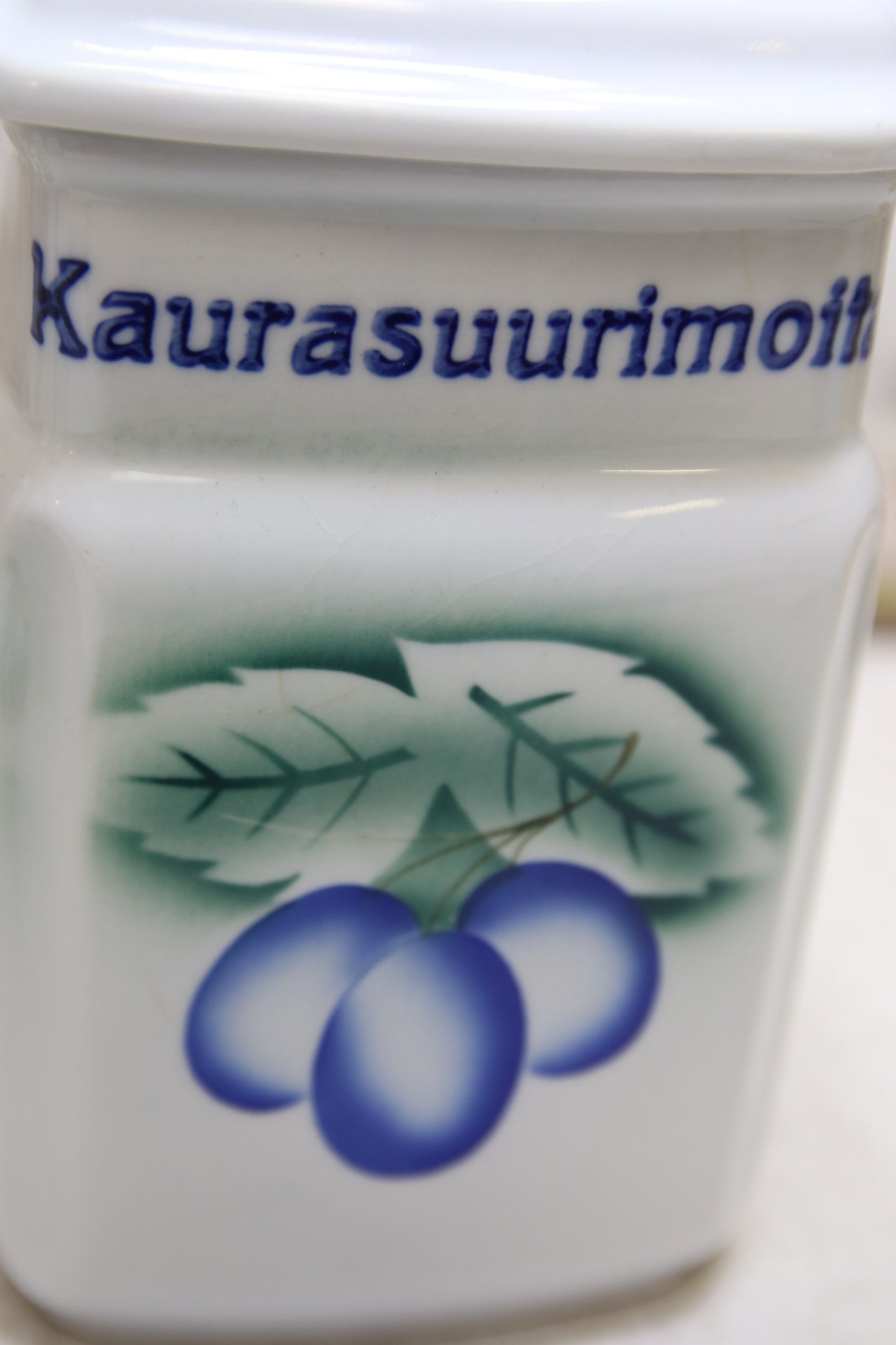 Arabia Luumu Kaurasuurimoita purkki Thure Öberg
