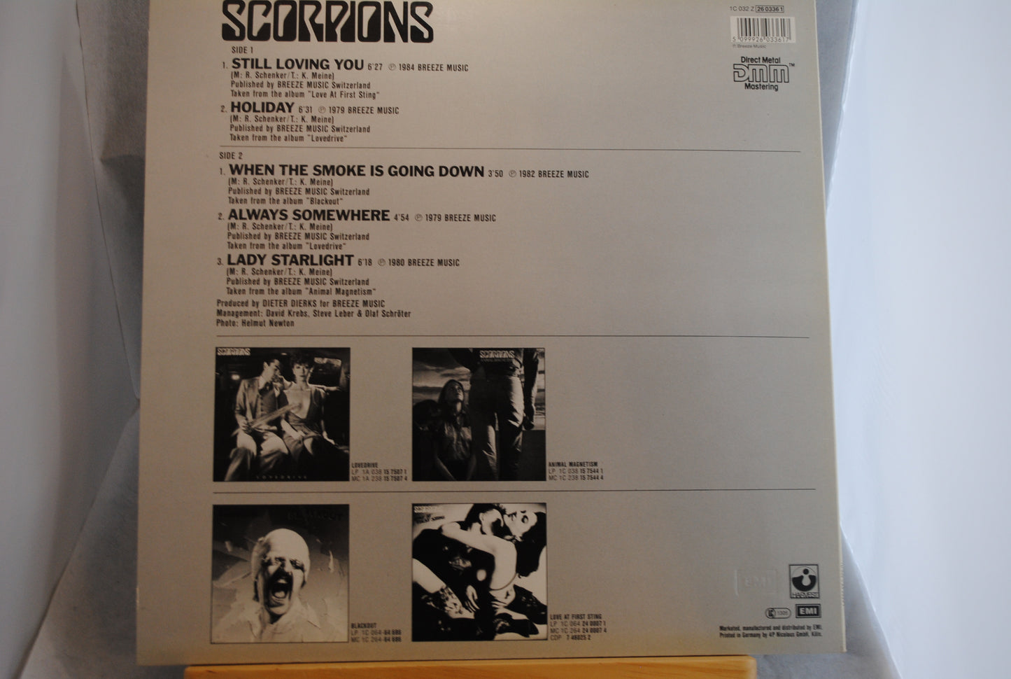 Scorpions Gold Ballads Lp-levy