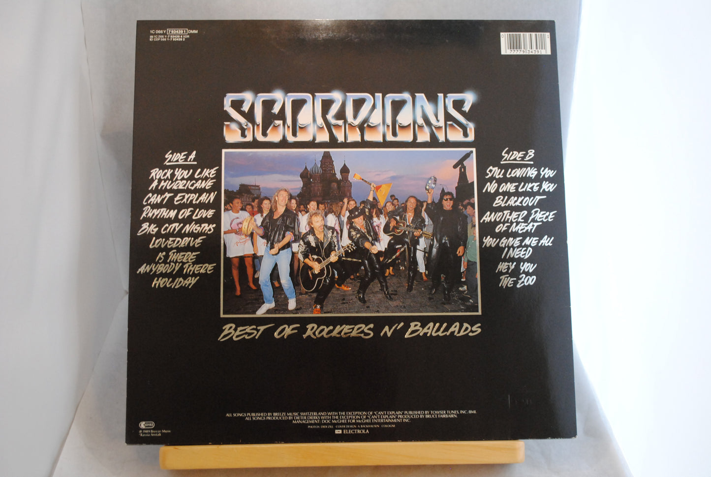 Scorpions Best of Rockers Ballads Lp-levy