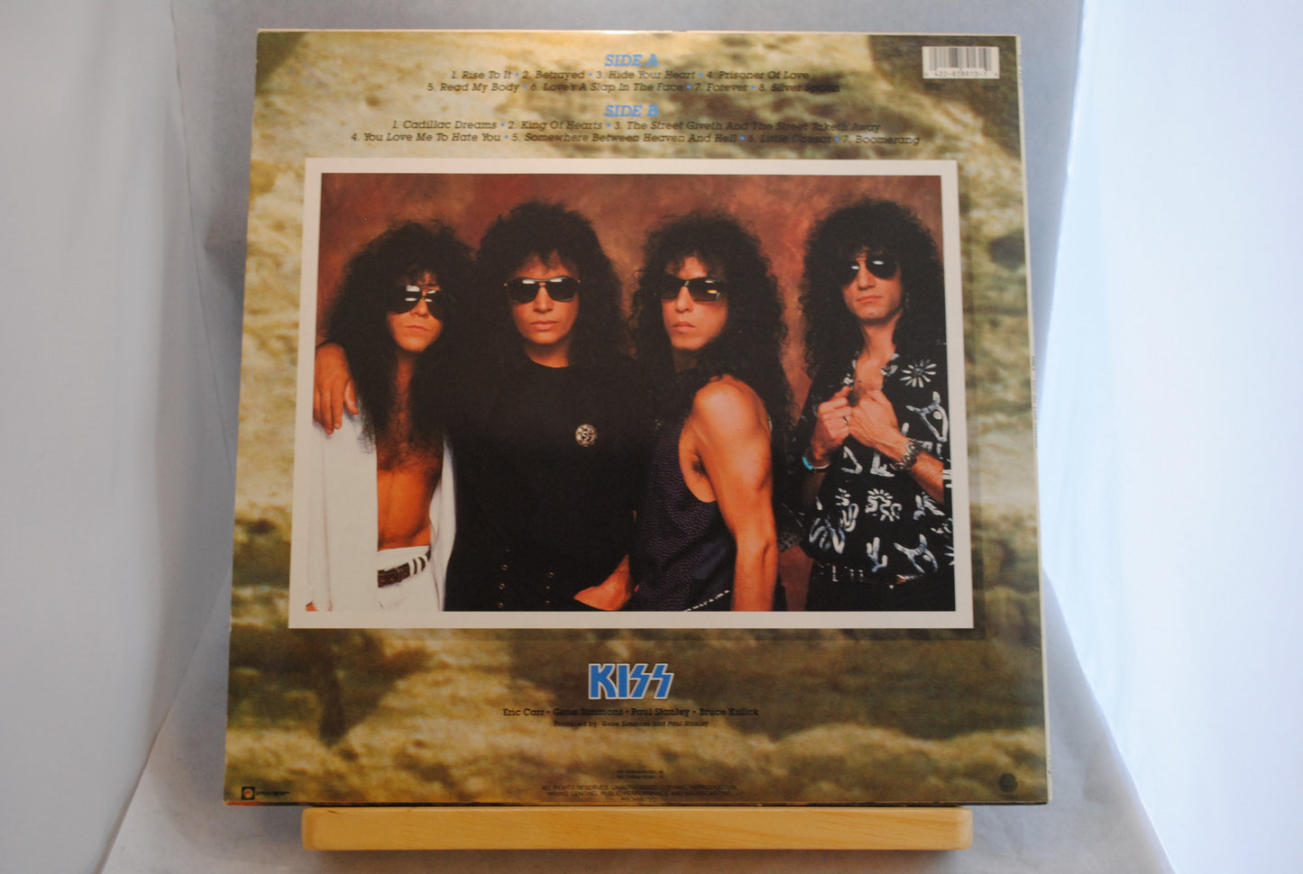 Kiss Hot in the Shade Lp-levy