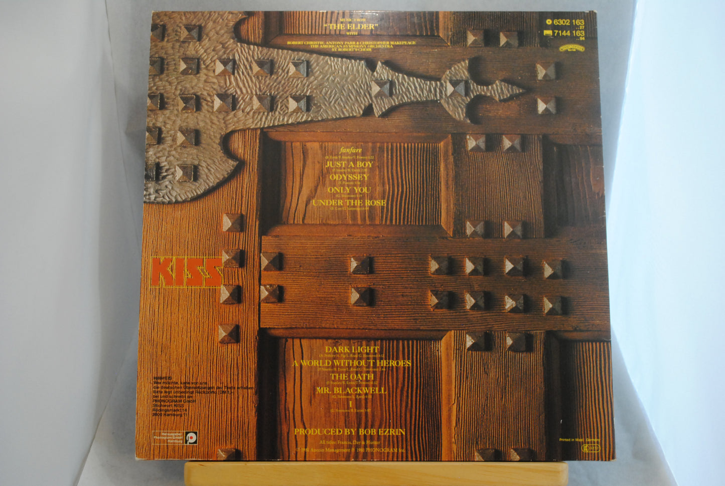 Kiss The Elder Lp-levy