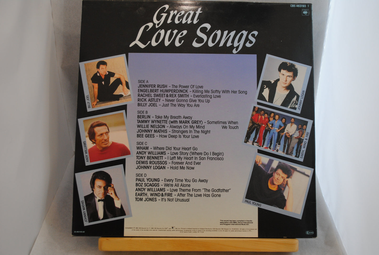 Great Love Songs Tupla Lp-levy