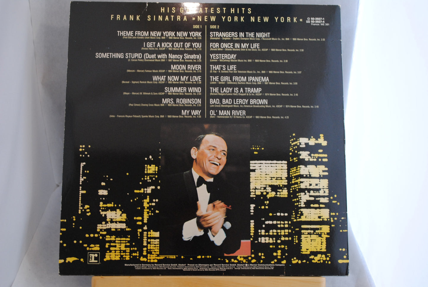 Frank Sinatra His Greatest Hits Lp-levy
