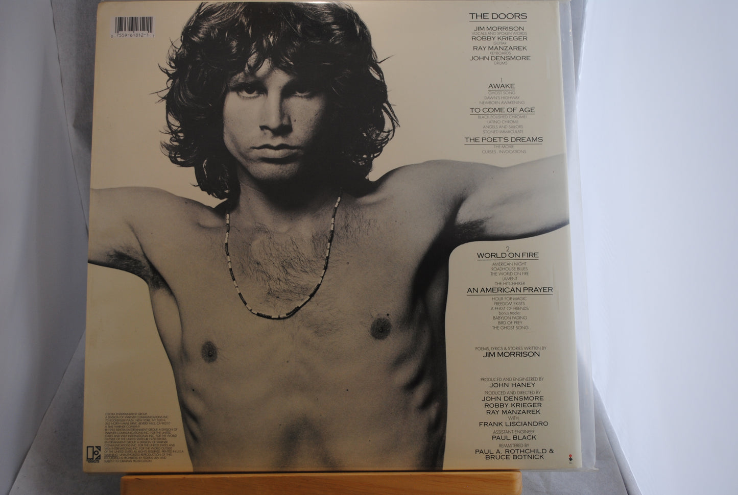 Jim Morrison The Doors an American prayer Lp-levy