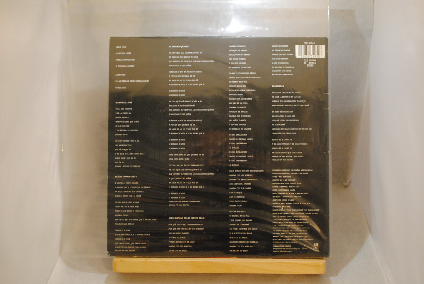 Sting Nada Como El Sol 10 Lp-levy