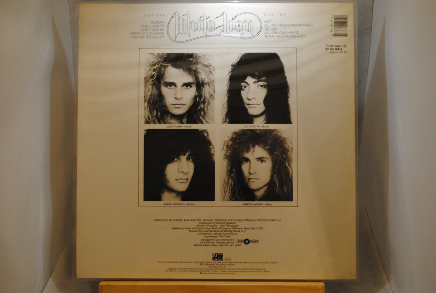 White Lion Pride Lp-levy