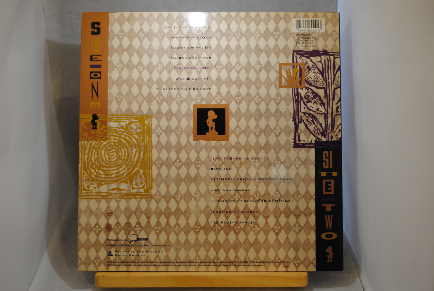 Quincy Jones Baak on the Block Lp-levy