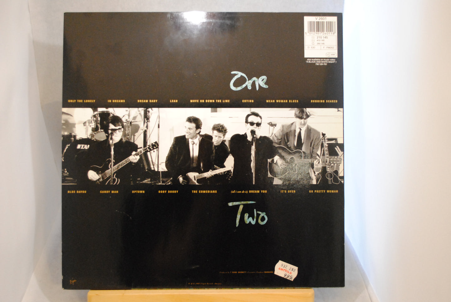 Roy Orbison and Friends A Black and White night Lp-levy