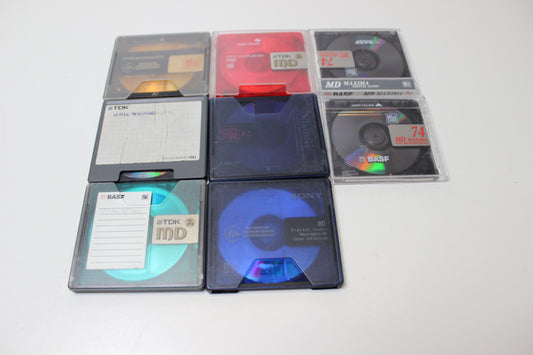 Minidisc levyjä